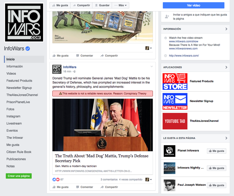 Illustration for article titled Facebook bloquea una extensión porque detecta noticias falsas en su red